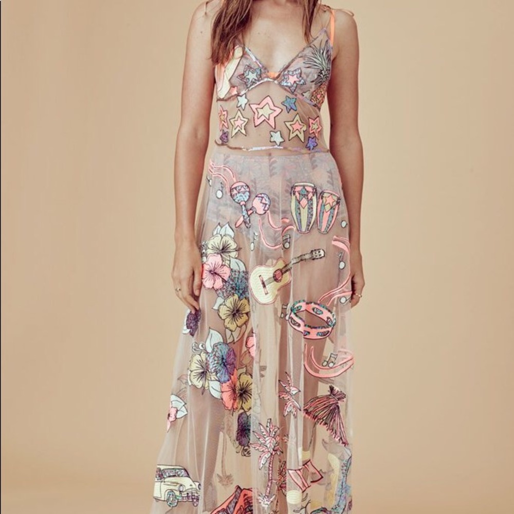 For Love & Lemons Cuba Dress Size XL